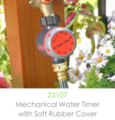 25107-Mechanical Water Timer with soft rubber cover
